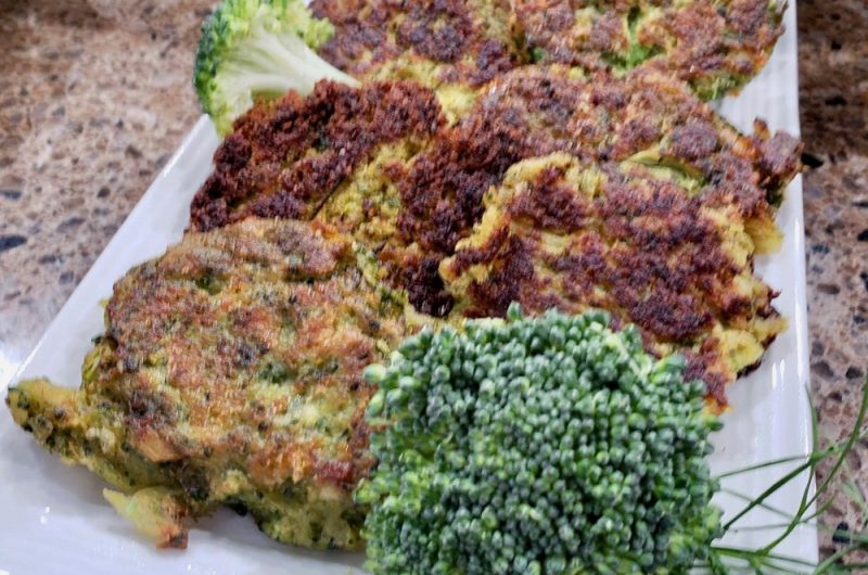 Wild Fernleaf Dill Broccoli Fritters