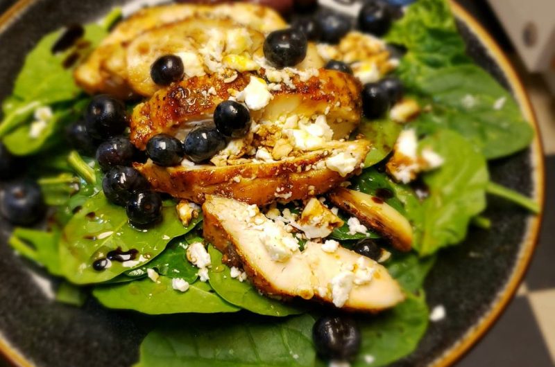 EVOO Baked Chicken and Feta Salad