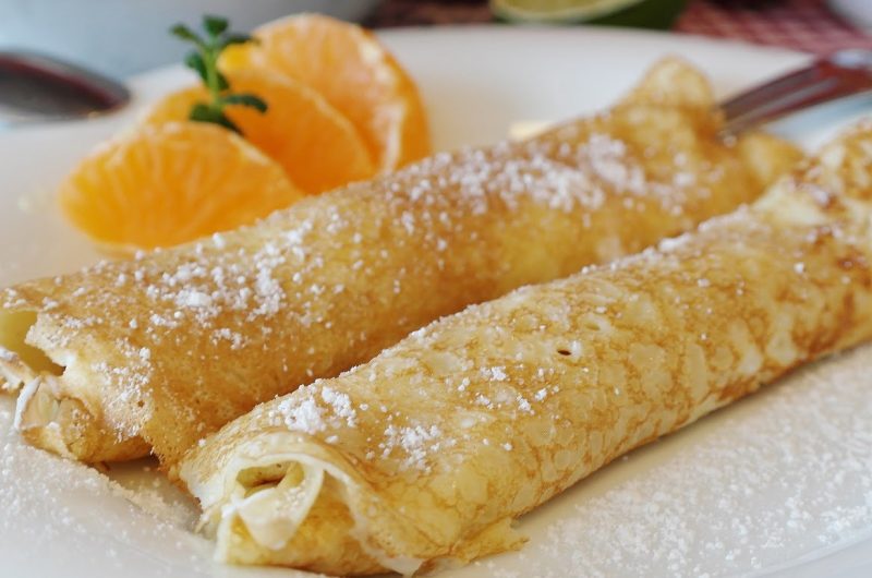 Orange Creamsicle Crepes