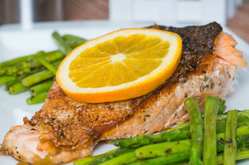 Honey Garlic Glazed Salmon