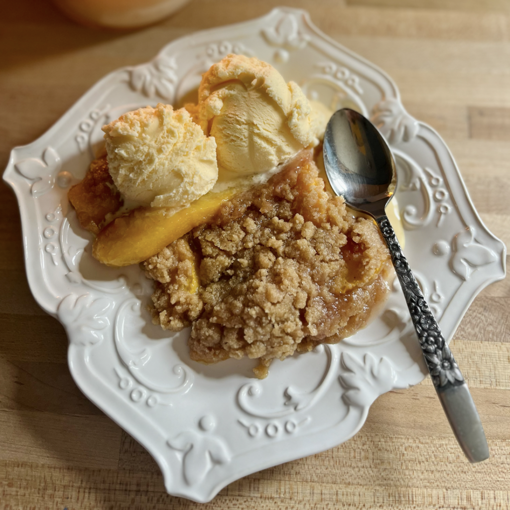 EZPZ Peach Cobbler